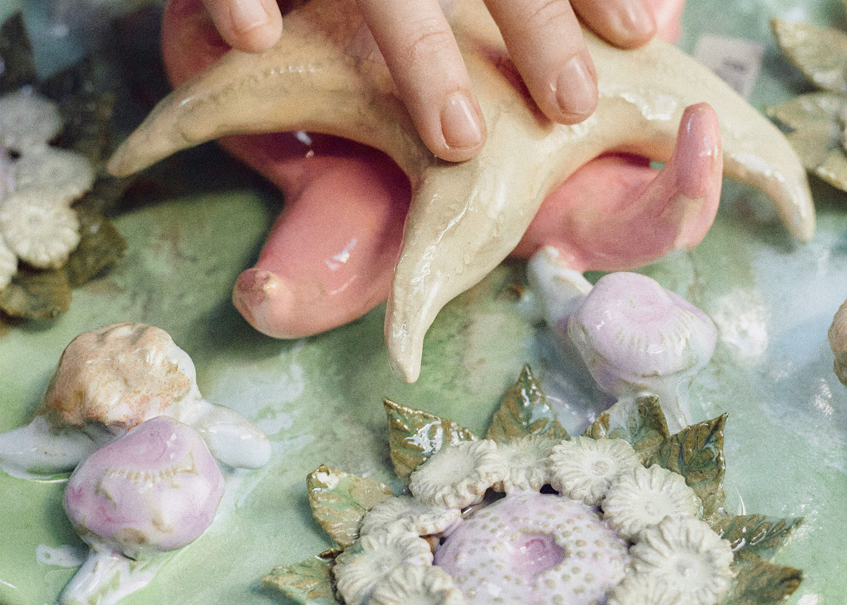 The art piece Land by Klara Lilja x Royal Copenhagen